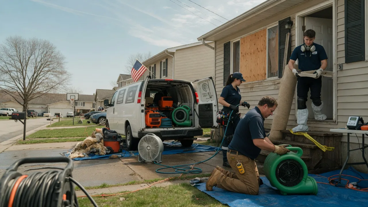 Water Damage Restoration in Sherman, IL near me